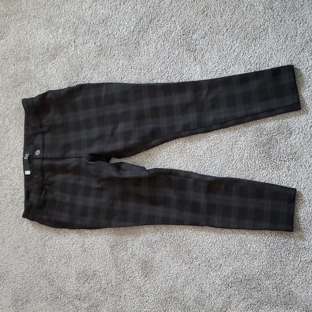 KUT from the Kloth Donna Ankle Skinny Size 8P Black Plaid